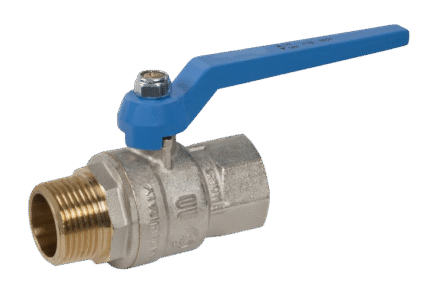 BALL VALVE BRASS THREADED 2-PIECE • DIN PN 16