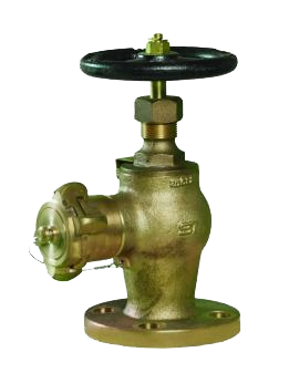 FIRE VALVE ANGLE BRONZE FLANGED JIS F7334H 5K