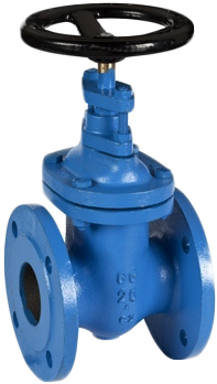 GATE VALVE CAST IRON WITH NON-RISING STEM F4 DIN EN 1171 (DIN 3352 T2)