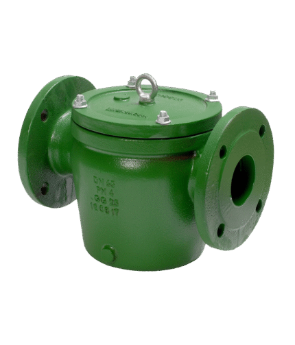 CAST IRON MUD BOX STRAIGHT FLANGE PN 2.5 - PN 4